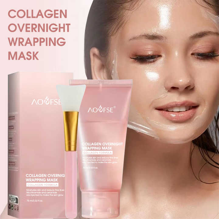 đ€ Masque de Nuit au CollagĂšne â Hydratant & Raffermissant