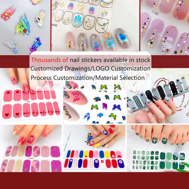 Wraps d'Ongles Autocollants – Manucure Instantanée et Élégante