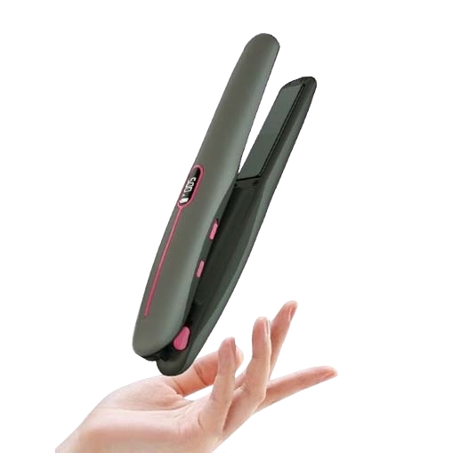 Mini Lisseur de Cheveux Portable avec Écran LCD – Pour des Coiffures Parfaites Où que Vous Soyez !